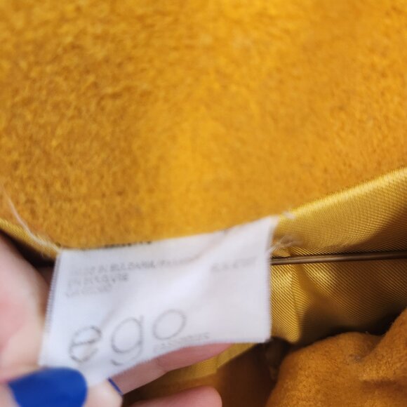 Vintage ego Fashions Frog Button Jacket Mustard Yellow Size Small - Picture 8 of 12